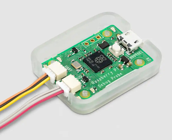Raspberry Pi Debug Probe connected with Pico